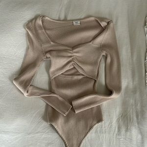 Abercrombie Cut Out Body Suit Sweater